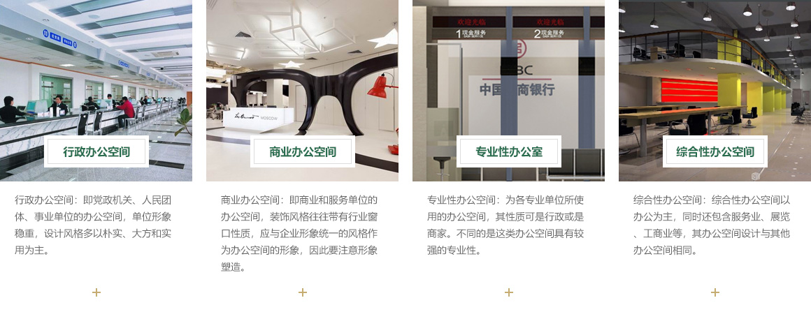 办公空间分类